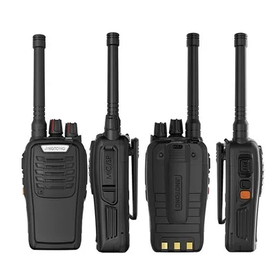 Walkietalkie de radio portátil analógico UHF de 5W